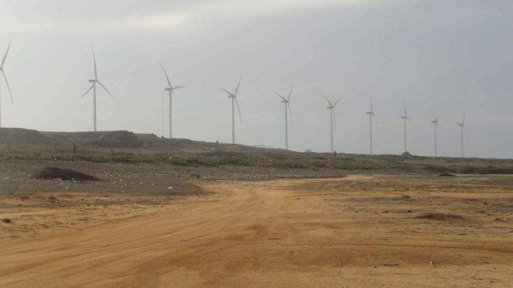 Vader Piet Windpark. Aruba