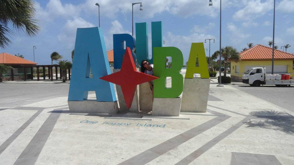 letreiro Aruba
