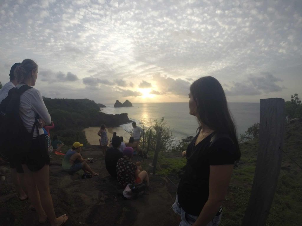 Por do sol em Fernando de Noronha