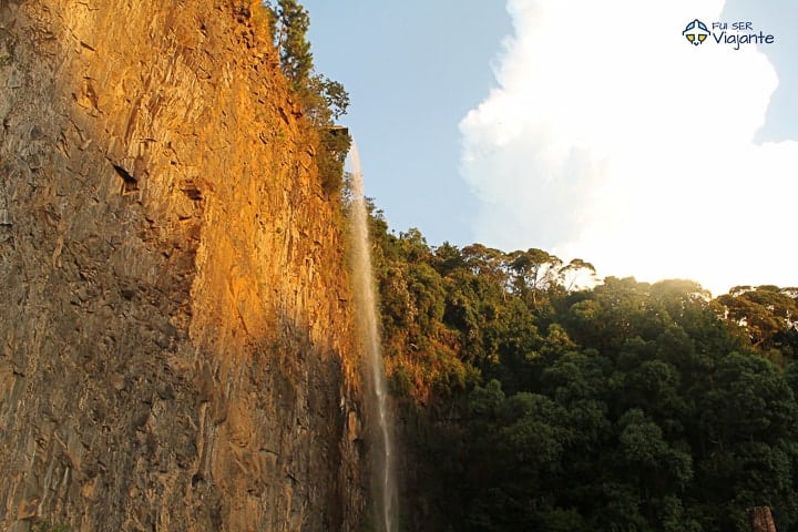 Cachoeira no Parque Tanguá em Curitiba