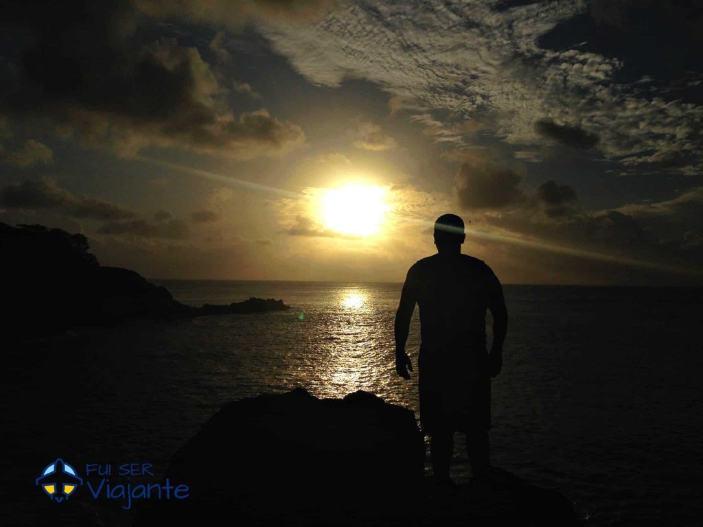 Por do sol em Fernando de Noronha