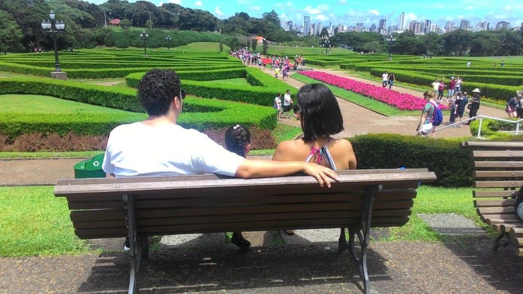 Jardins franceses no Jardim Botânico