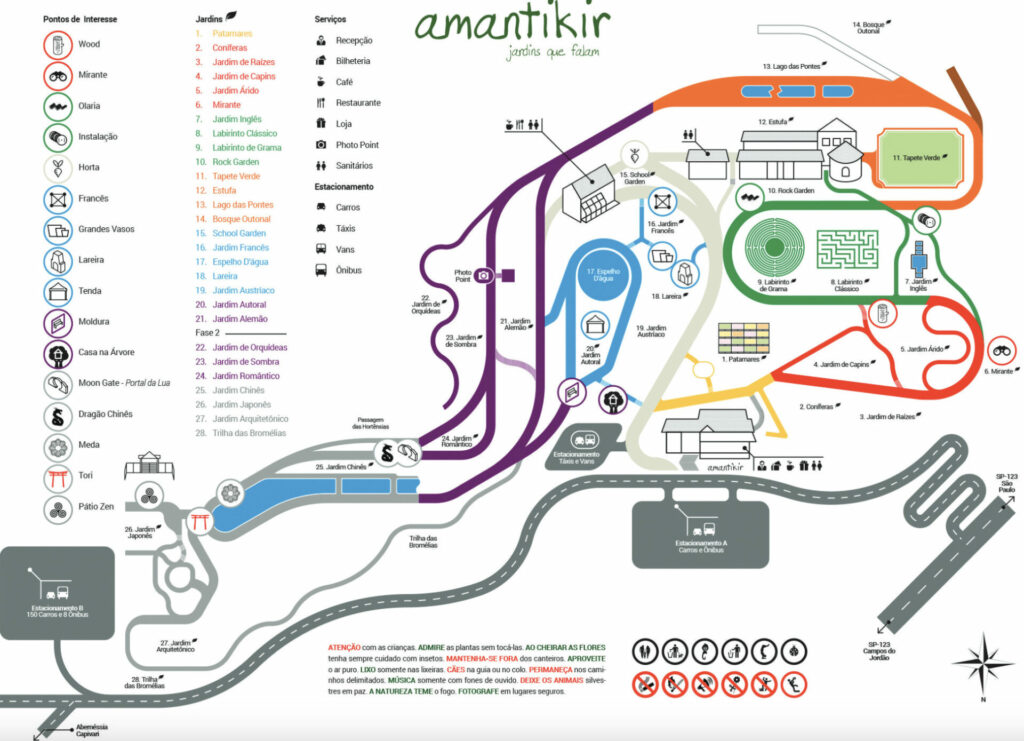 Mapa Parque Amantikir