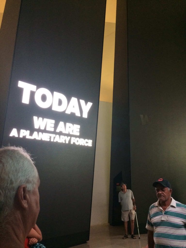 Exposição no Museu do Amanhã