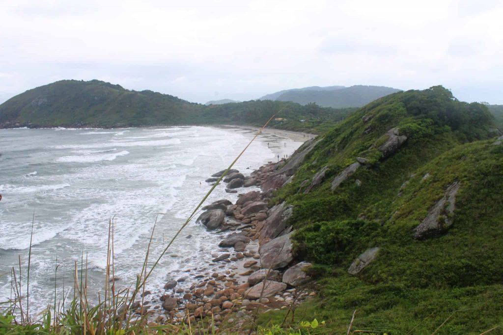 Vista da Praia de Fora a partir do Farol das Conchas, Ilha do Mel