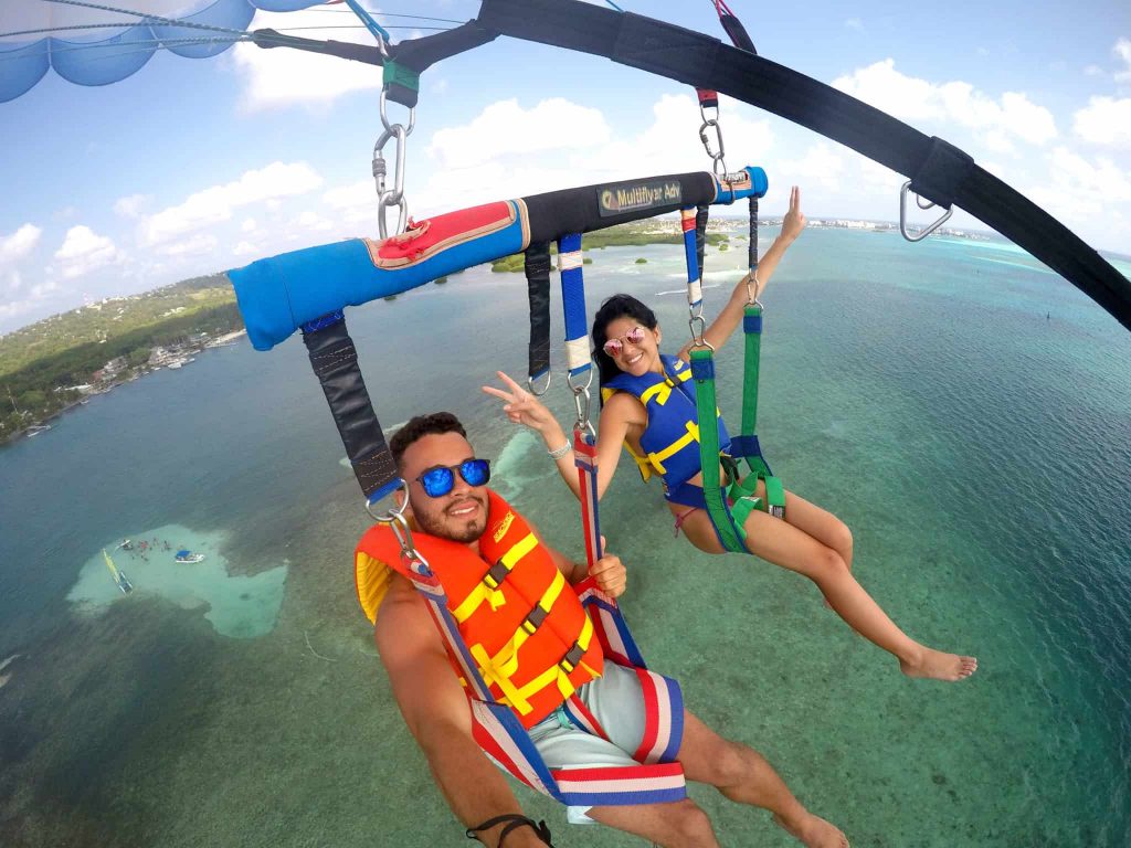 Roteiro San Andrés - parasail