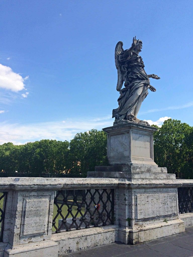 Anjos de Bernini na Ponte Sant'Angelo, Roma