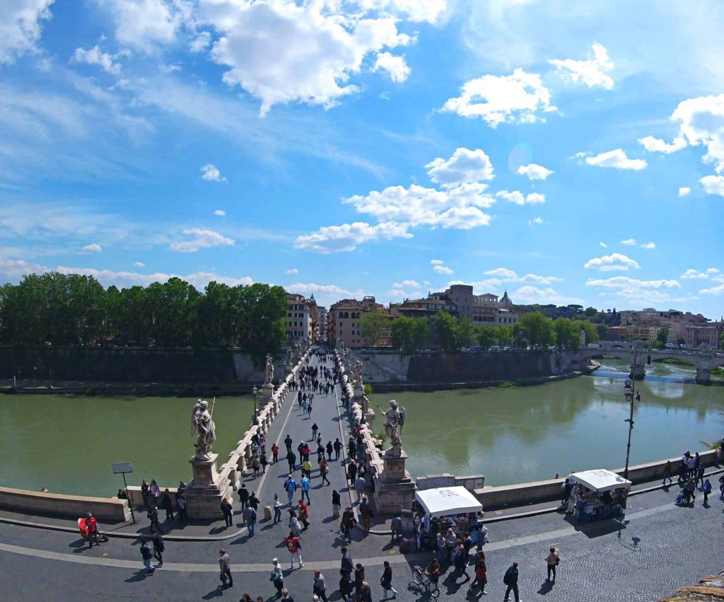 Ponte Sant'Angelo em Roma