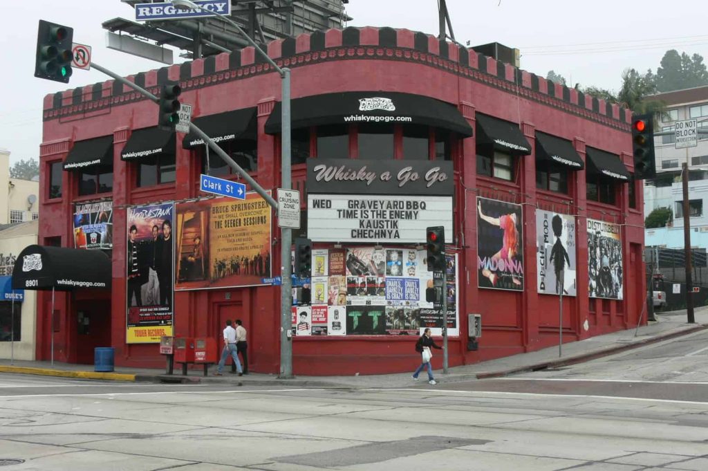 Whisky a GoGo, West Hollywood. Foto: Reprodução.