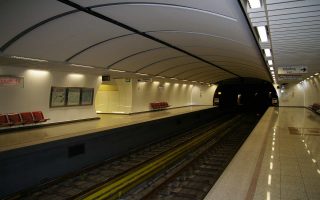 Metrô em Atenas, na Grécia