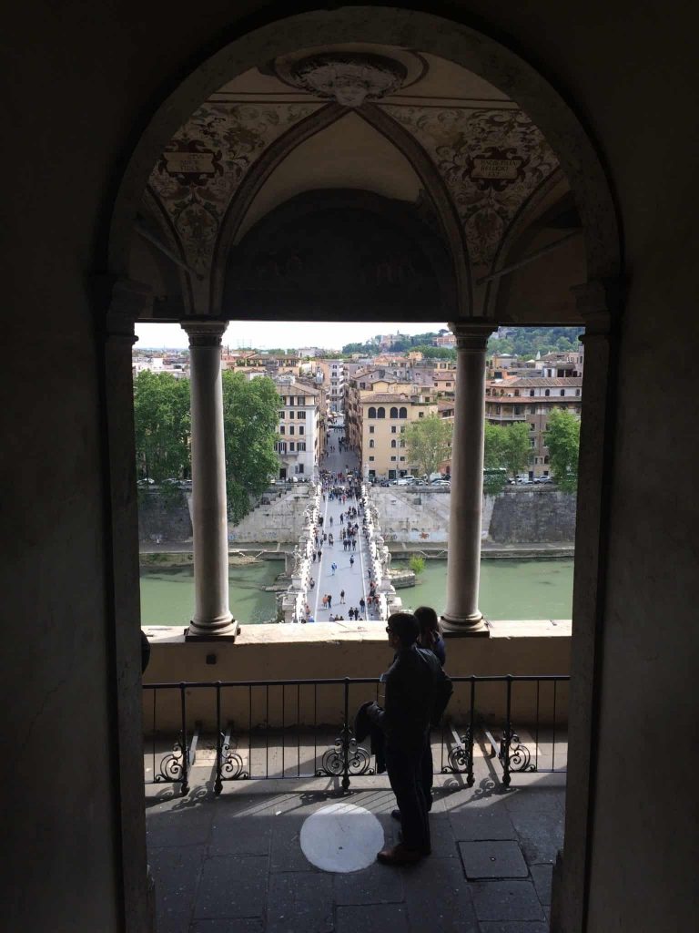 Castelo Sant'Angelo - Roteiro de um dia pelo centro turístico de Roma, Itália