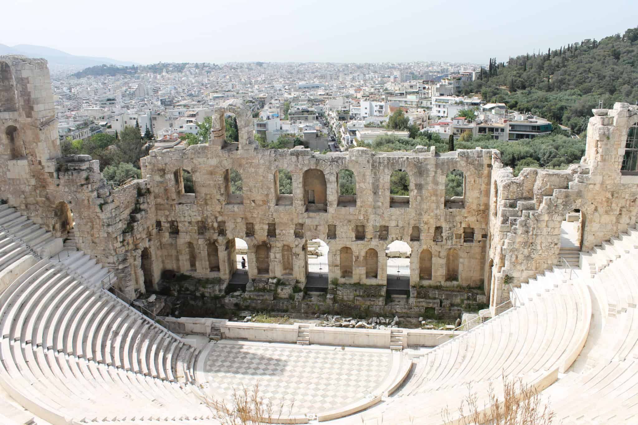 Acrópole de Atenas - Comer em Atenas - O que fazer em uma conexão longa em Atenas