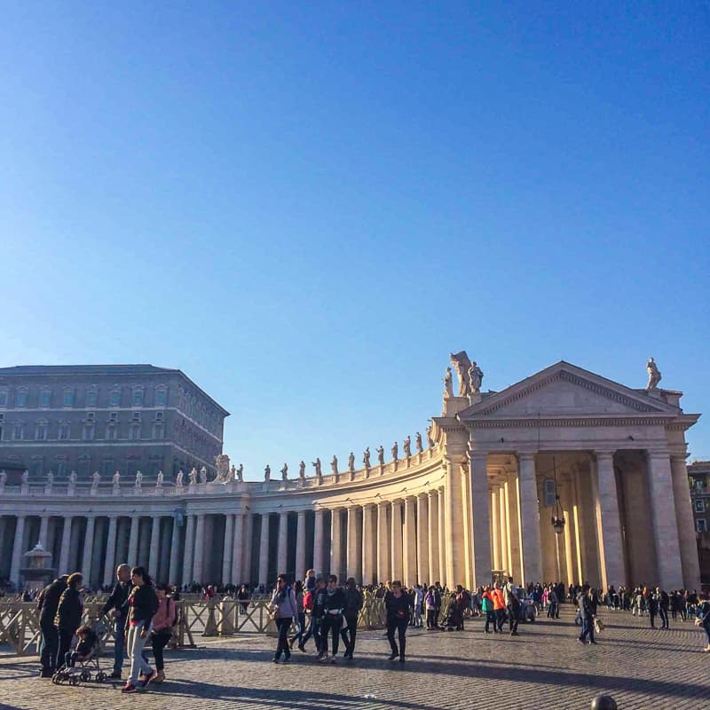 O que fazer em Roma em 3 dias -roteiro de 3 dias em Roma - Praça de São Pedro