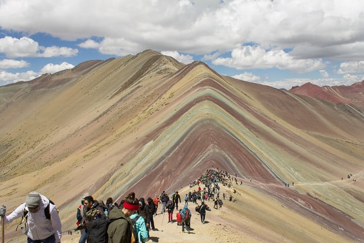 A Montanha Colorida em Cusco, no Peru