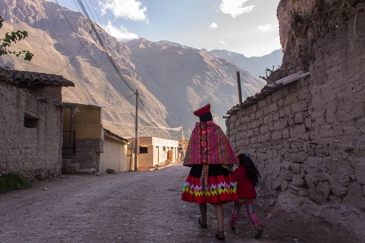 Ollantaytambo no Peru.