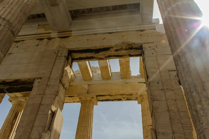 Propileu - conhecendo a incrível Acrópole de Atenas