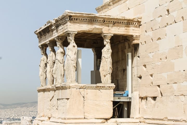Erecteu - conhecendo a incrível Acrópole de Atenas, Grécia