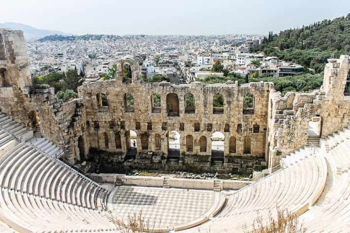 Odeão de Herodes Ático - Acrópole de Atenas