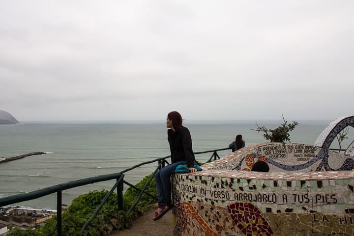 Malecón de Miraflores e Parque del Amor - Lima - peru