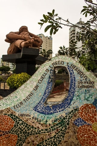 Malecón de Miraflores e Parque del Amor - Lima - peru