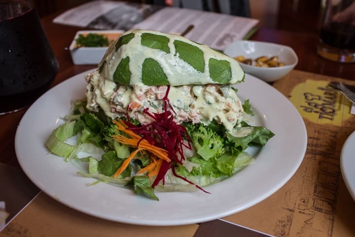 Palta a la Reina - Tio Mario - onde comer em Barranco, em Lima