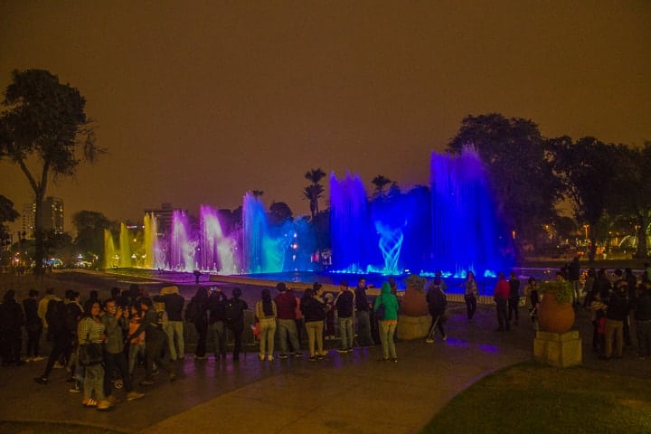 Circuito mágico del Agua - Parque de la Reserva - Lima, Peru