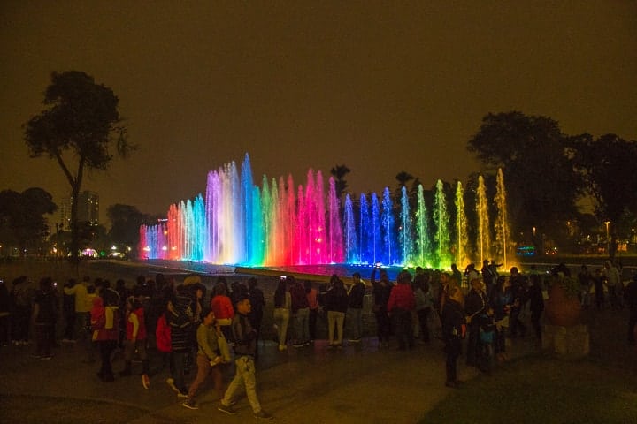 Circuito mágico del Agua - Parque de la Reserva - Lima, Peru