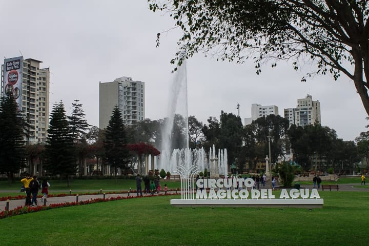 Circuito mágico del Agua - Parque de la Reserva - Lima, Peru