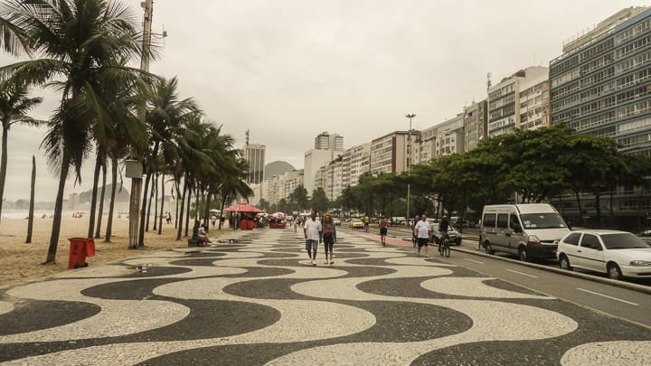 Calçadão de Copacabana, O Rio de Janeiro de Dorival Caymmi