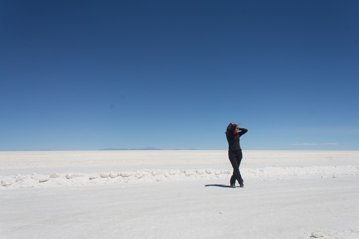 Primeiro dia no Salar de Uyuni - deserto de sal na Bolívia