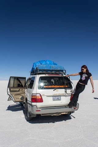 Primeiro dia no Salar de Uyuni - deserto de sal na Bolívia