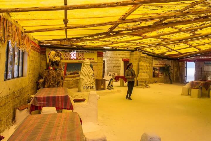 Primeiro dia no Salar de Uyuni - Antigo Hotel de Sal