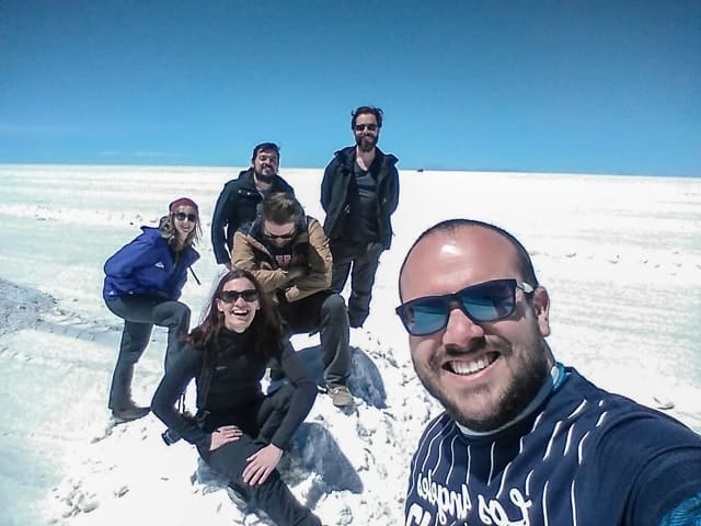 Primeiro dia no Salar de Uyuni - Pirâmides de sal