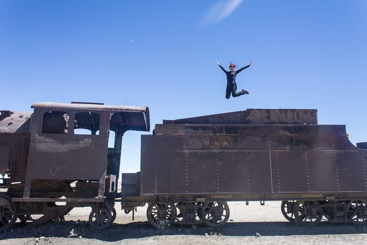 Primeiro dia no Salar de Uyuni - cemitério de trens