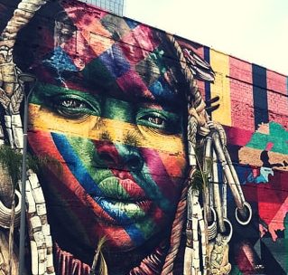 Mural Etnias, Eduardo Kobra