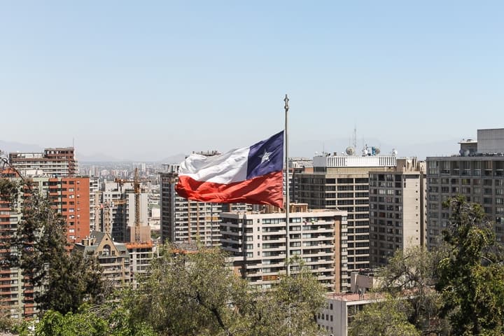 Fui Ser Viajante no Chile - Vista de Santiago