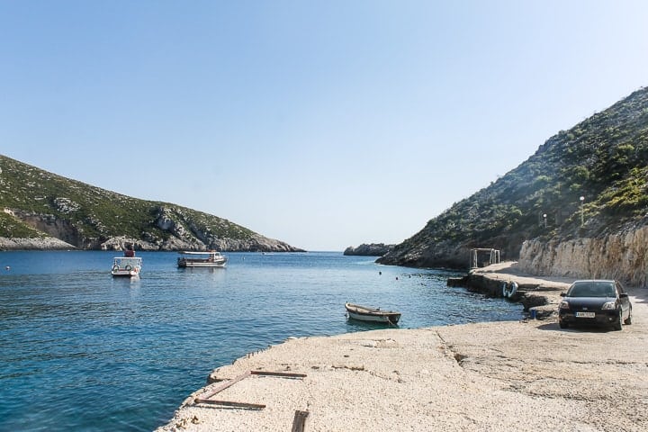 Porto Limnionas - guia de praias de Zakynthos