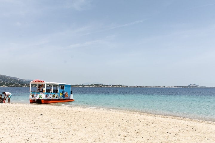 Ilha Marathonisi - guia de praias de Zakynthos