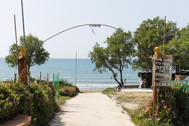 praia Kalamaki - Guia de Praias de Zakynthos