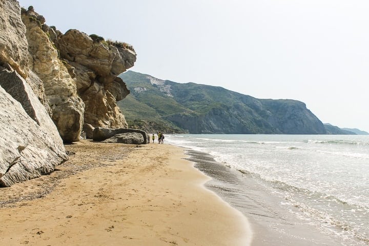 praia Kalamaki - Guia de Praias de Zakynthos