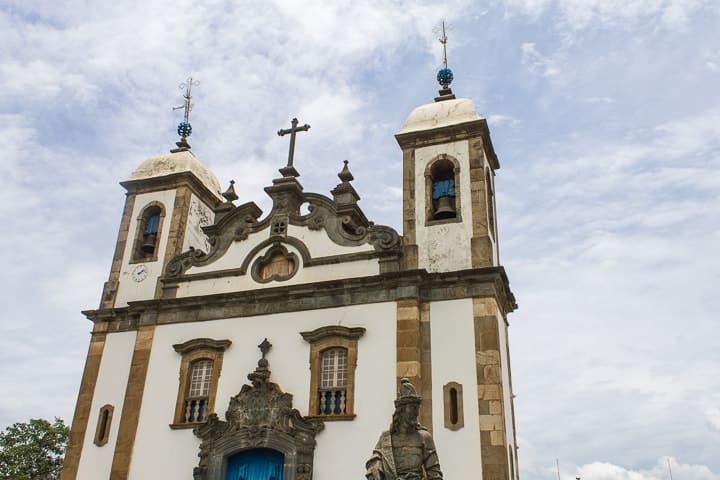 O que fazer em Congonhas - frente da Basílica do Senhor Bom Jesus de Matosinhos