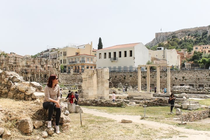 Biblioteca de Adriano, Atenas