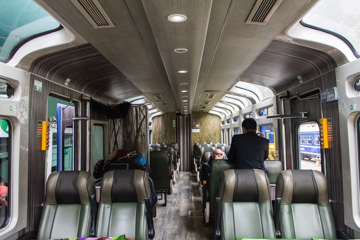 Viagem de trem para Machu Picchu - Vistadome - Peru Rail