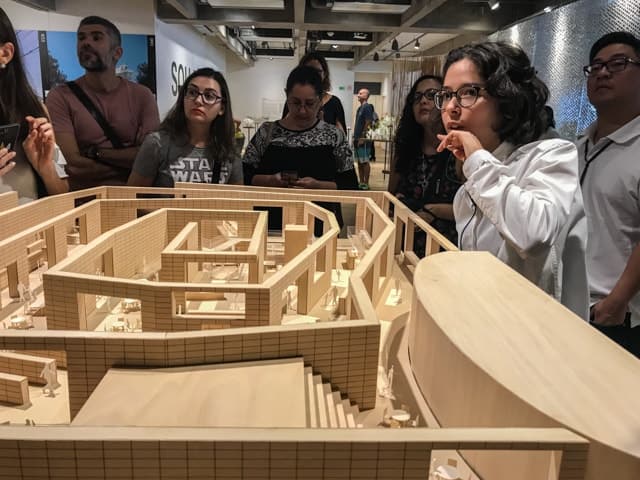 Japan House São Paulo, na Avenida Paulista. Exposição Sou Fujimoto: Futuros do Futuro