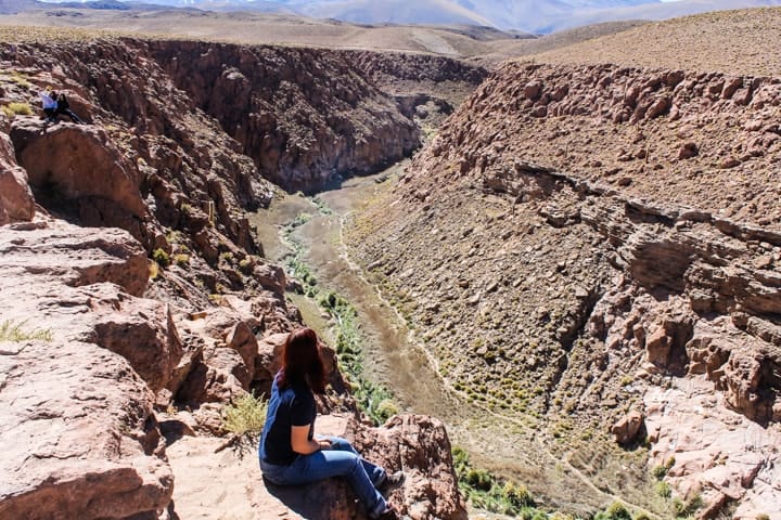 Mirante no caminho de volta do tour Geysers del Tatio