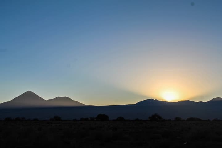 Vôo de balão no Deserto do Atacama