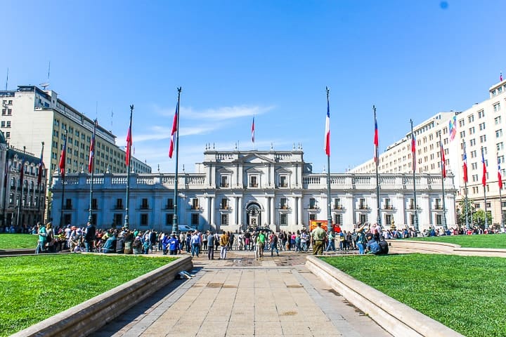 Free Walking Tour em Santiago - Palácio La Moneda