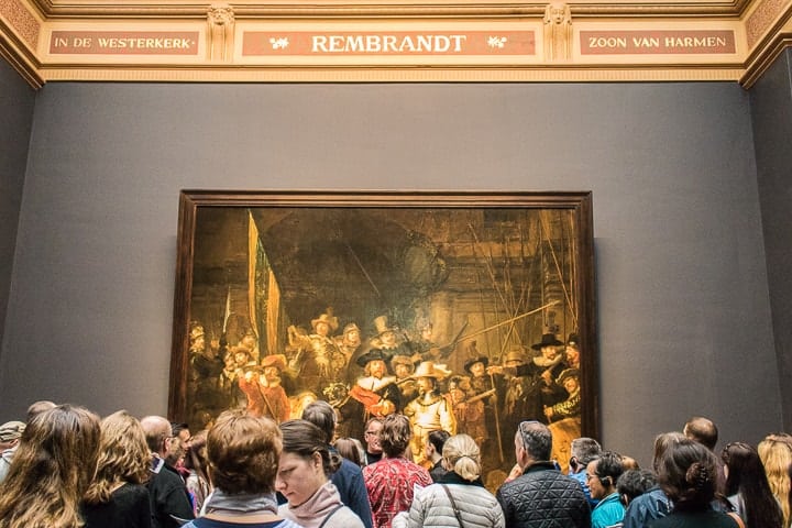 A ronda noturna - Rijksmuseum, em Amsterdam
