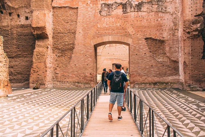 Termas de Caracalla, em Roma