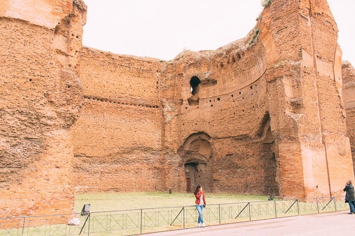 Termas de Caracalla, em Roma